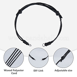 30Pcs Waxed Polyester Cord Bracelets Making&nbsp;AJEW-DC00029