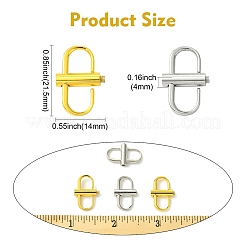10Pcs 2 Colors Alloy Adjuster Buckles&nbsp;FIND-CJ0004-08