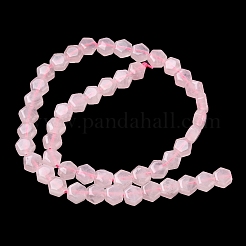 Natural Rose Quartz Beads Strands&nbsp;G-G463-A01-8x9mm
