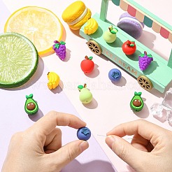 12Pcs 6 Styles Silicone Beads&nbsp;SIL-CJ0003-18