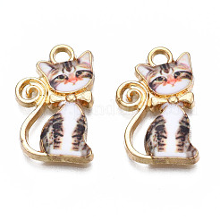 Rack Plating Alloy Enamel Pendants&nbsp;ENAM-T011-139A