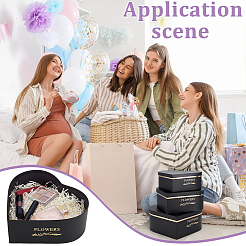 3Pcs 3 Sizes Cardboard Gift Packaging Box Set&nbsp;CON-WH0115-45A