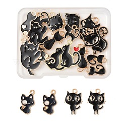 20Pcs 10 Styles Alloy Enamel Pendants&nbsp;ENAM-FP0002-59