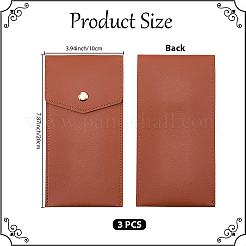 PU Leather with Alloy Pen Holders&nbsp;AJEW-CL0003-07A