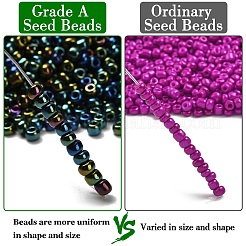 FGB 6/0 Grade A Round Glass Seed Beads&nbsp;SEED-Q008-4mm-F605