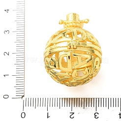 Brass Cage Pendants&nbsp;KK-CBA8ACD-08G
