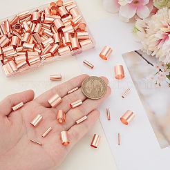 200Pcs 10 Styles Brass Tube Beads&nbsp;KK-GA0002-41