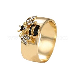 Zinc Alloy and Rhinestone Finger Rings&nbsp;FS-WGB1C3B-03