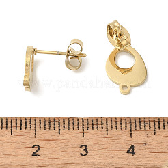 Ion Plating(IP) 304 Stainless Steel Studs Findings&nbsp;STAS-I206-41G
