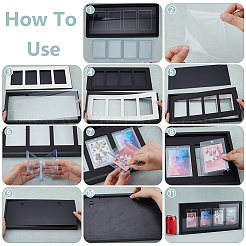 Transparent Plastic Trading Card Display Frame&nbsp;AJEW-WH0248-948