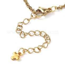 304 Stainless Steel Singapore Chain Bracelet Making&nbsp;AJEW-JB01332-01