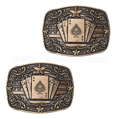 2Pcs Zinc Alloy Smooth Buckles&nbsp;FIND-NB0007-31B-02