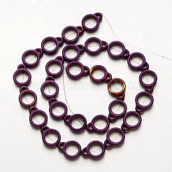 Electroplate Non-magnetic Synthetic Hematite Bead Strands&nbsp;G-F300-50-04