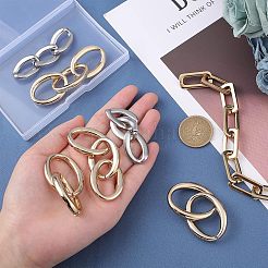 4 Styles Zinc Alloy Decorated Chain&nbsp;FIND-CA0003-92