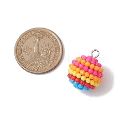 Rainbow Color Resin Waxberry Pendants&nbsp;PALLOY-JF02777
