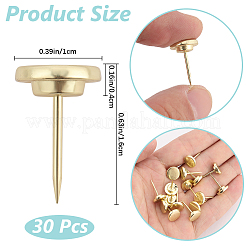 30Pcs Zinc Alloy Drawing Pins&nbsp;FIND-GF0007-47G