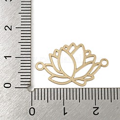 Rack Plating Brass Filigree Connector Charms&nbsp;KKC-D001-06KCG