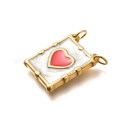 304 Stainless Steel Enamel Pendants&nbsp;STAS-B079-03G-04