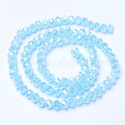 Electroplate Glass Beads Strands&nbsp;EGLA-A034-J2mm-B05