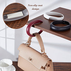 5Pcs 5 Colors Round Plastic Purse Hooks&nbsp;FIND-WR0010-28
