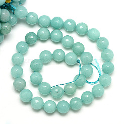 Natural White Jade Bead Strands&nbsp;G-R346-8mm-17