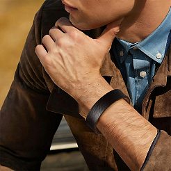 2Pcs 2 Styles Adjustable Cowhide Leather Cord Braided Bracelets&nbsp;BJEW-CL0001-15