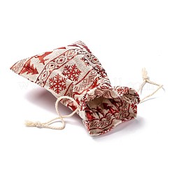 Cotton Gift Packing Pouches Drawstring Bags&nbsp;X-ABAG-B001-01B-07