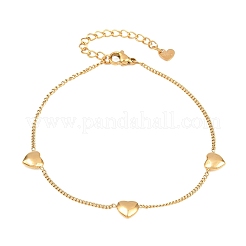 304 Stainless Steel Beads Link Bracelets&nbsp;SA-D001-07G