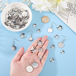 40Pcs 4 Styles 304 Stainless Steel Earring Hooks&nbsp;DIY-SC0033-76
