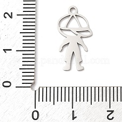 201 Stainless Steel Pendants&nbsp;STAS-Q341-06P
