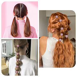 20Pcs Polyester & Rhinestone Girls Hair Accessories&nbsp;OHAR-TA0001-17