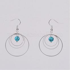 Brass Dangle Earrings&nbsp;EJEW-JE02140