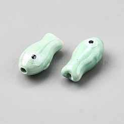 Handmade Porcelain Beads&nbsp;PORC-WH0023-003B