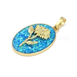 Rack Plating Brass Pendants&nbsp;KK-U032-91G-10
