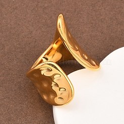 304 Stainless Steel Cuff Open Rings&nbsp;LS-RJEW-D336-02G