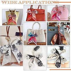 3Pcs 3 Colors PU Imitation Leather Tassel Keychain&nbsp;KEYC-CA0001-30