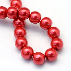 Baking Paint Glass Pearl Bead Strands&nbsp;HY-Q003-3mm-74