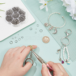 1255Pcs 7 Style 304 Stainless Steel Open Jump Rings&nbsp;DIY-AR0003-69