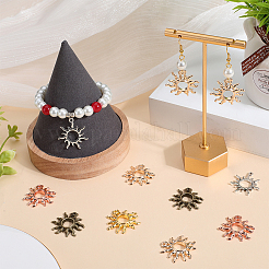 40Pcs 5 Styles Alloy Pendant Cabochon Settings&nbsp;FIND-SC0008-49