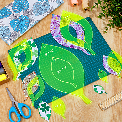 4Pcs 4 Style Acrylic Cardboard Town Template Sets&nbsp;DIY-WH0888-804A