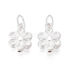 925 Sterling Silver Flower Charms&nbsp;STER-T009-05S