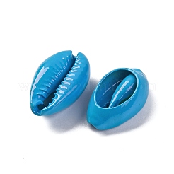 Baking Paint Cowrie Shell Beads&nbsp;LS-SSHEL-M023-01D