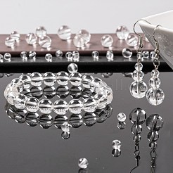 340Pcs 4 Sizes Natural Grade A Quartz Crystal Beads Strands&nbsp;G-LS0001-29