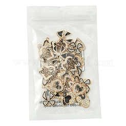 28Pcs 6 Styles Alloy Enamel Pendants&nbsp;FIND-FS0003-22
