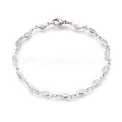 Tarnish Resistant 304 Stainless Steel Link Chain Bracelets&nbsp;BJEW-P239-16