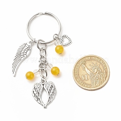 Natural & Dyed Malaysia Jade Keychain&nbsp;KEYC-JKC00311