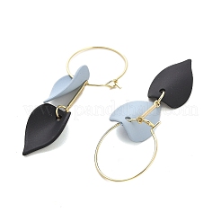 Alloy Hoop Earrings&nbsp;LS-EJEW-K280-03
