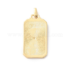 Rack Plating Brass Pendants&nbsp;KK-F852-28G
