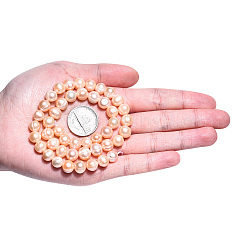 Natural Cultured Freshwater Pearl Beads Strands&nbsp;PEAR-N013-07L