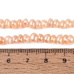 Natural Cultured Freshwater Pearl Beads Strand&nbsp;PEAR-N015-04C-02B